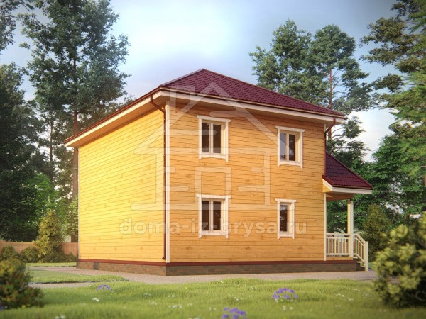 Дом из бруса 9х7