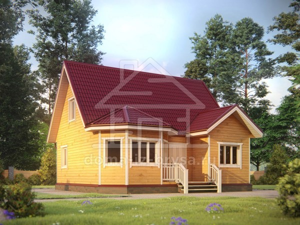 Дом из бруса 9х8